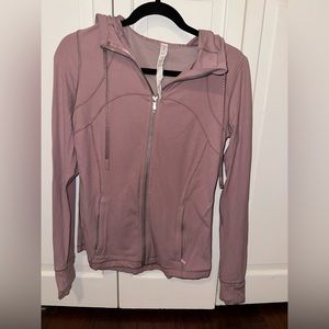 Blush Lululemon Nulu Hooded Define Jacket Sz 8